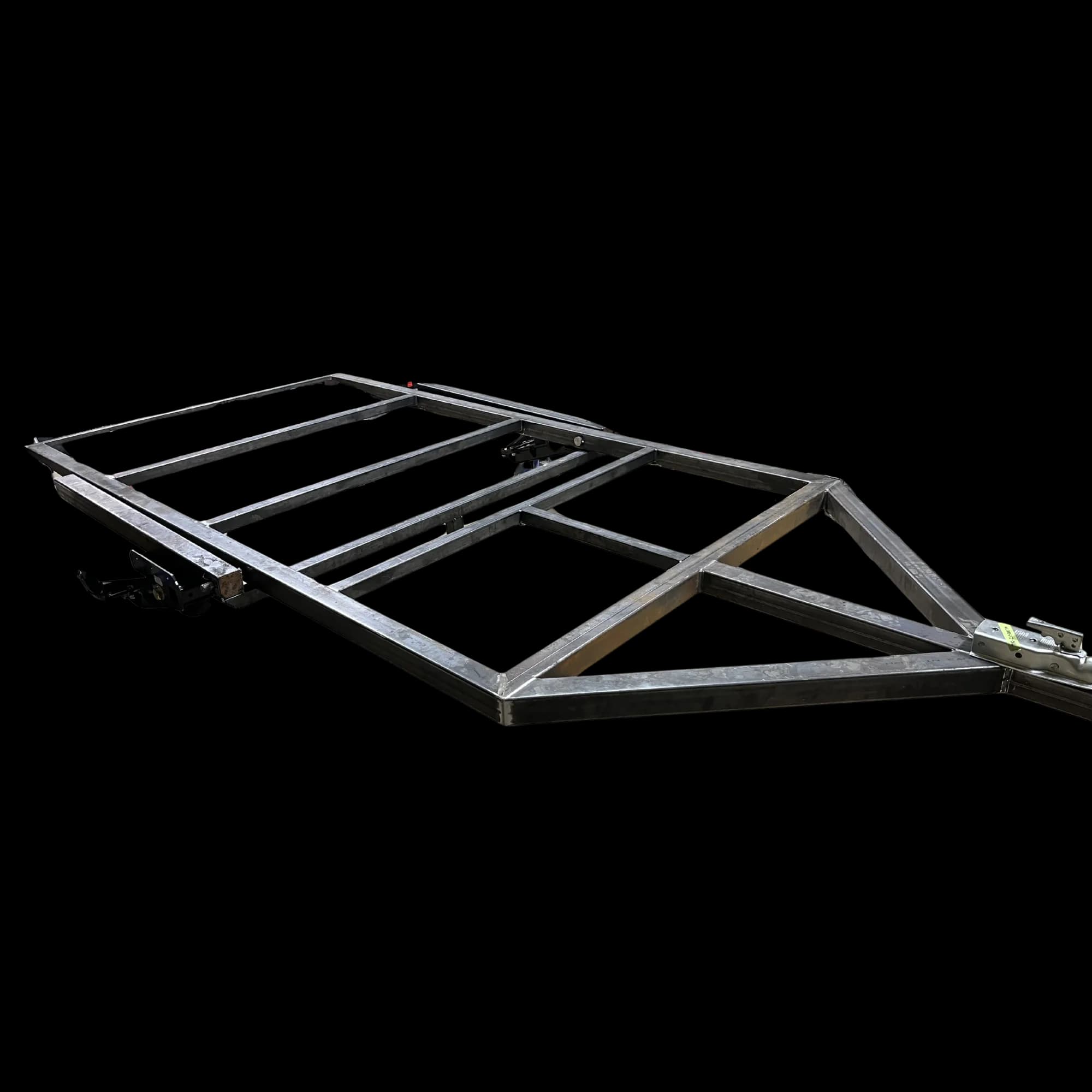 Custom Trailer — Up — Custom steel trailer tube frame