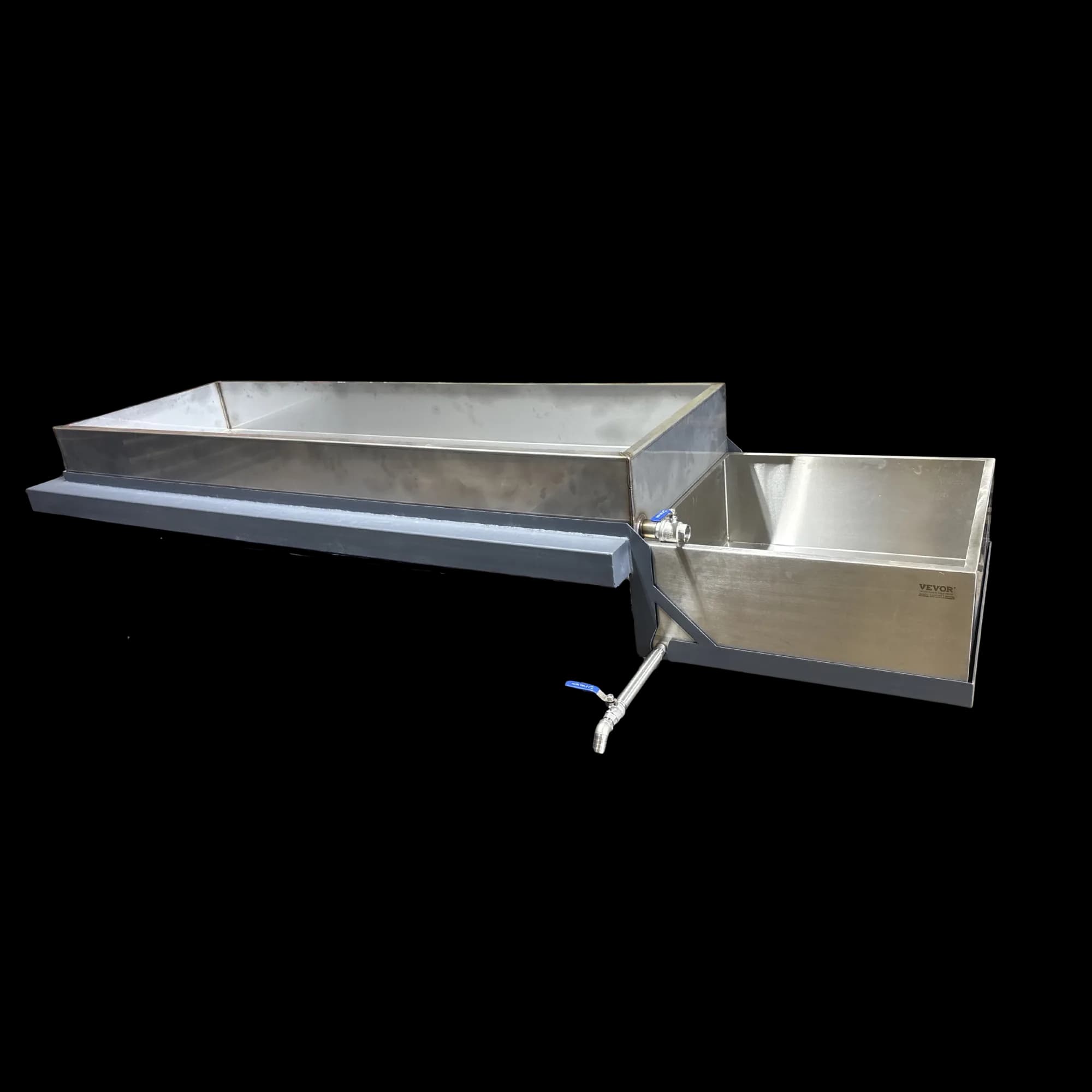 Stainless Sap Evaporator — Stainless steel evaporator pan with drain valve